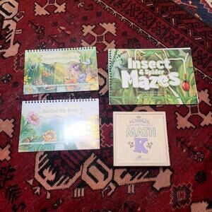 The Good and the Beautiful Kindergarten Bundle Math Box, maze, bug books